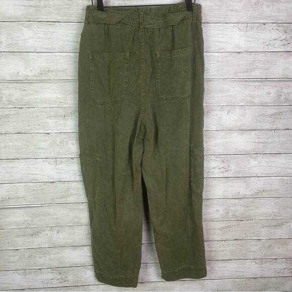 BELLA DAHL Bianca High Waisted Patch Pocket Trouser In Oregano Size large - Picture 7 of 9